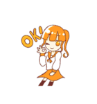 セーラー服女子スタンプ（個別スタンプ：1）
