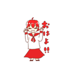 セーラー服女子スタンプ（個別スタンプ：3）