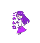 セーラー服女子スタンプ（個別スタンプ：6）