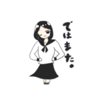 セーラー服女子スタンプ（個別スタンプ：12）