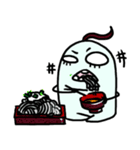 月半豆頁,新年！！（個別スタンプ：3）