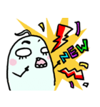 月半豆頁,新年！！（個別スタンプ：4）