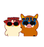でっぱちゃんとイノシシくん（個別スタンプ：8）