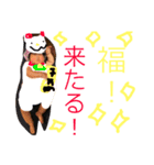 ちょとまてミーさん お正月バージョン2019（個別スタンプ：15）