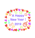 New Year Stamp 2019（個別スタンプ：1）