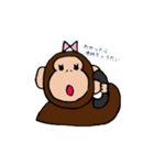 ゴリ子 No.2（個別スタンプ：14）