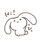 水生うさぎさん（個別スタンプ：36）