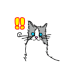 猫のスタンプです。（個別スタンプ：8）