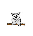 手書きのフクロウくん（個別スタンプ：2）