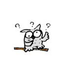 手書きのフクロウくん（個別スタンプ：4）