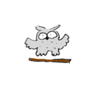 手書きのフクロウくん（個別スタンプ：7）