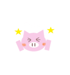 ゆるブタとん華ちゃんスタンプ1（個別スタンプ：5）