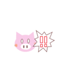 ゆるブタとん華ちゃんスタンプ1（個別スタンプ：6）