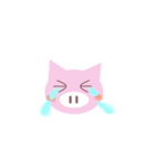 ゆるブタとん華ちゃんスタンプ1（個別スタンプ：8）