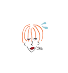 colorful hairstyles 3（個別スタンプ：7）