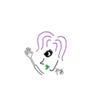 colorful hairstyles 3（個別スタンプ：18）
