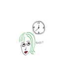 colorful hairstyles 3（個別スタンプ：30）