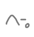 一言で返事。（個別スタンプ：7）