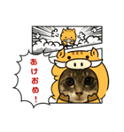 モモのお正月（個別スタンプ：2）