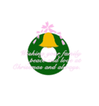 クリスマスと桜（個別スタンプ：3）
