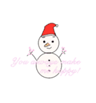 クリスマスと桜（個別スタンプ：5）