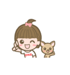 ポチくんとひなちゃん（個別スタンプ：21）