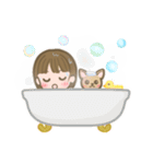 ポチくんとひなちゃん（個別スタンプ：24）