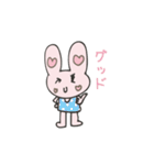 ハートがチャーミングなうさぎのうーちゃん（個別スタンプ：11）