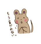 パステル  オコジョちゃん3（個別スタンプ：6）