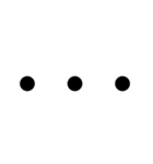 シンプル文字(モノトーン)（個別スタンプ：7）