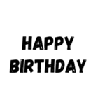 シンプル文字(モノトーン)（個別スタンプ：40）