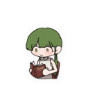 あかくんとみやこちゃん（個別スタンプ：14）