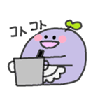 むらさきくんと小友っちの年末年始（個別スタンプ：10）
