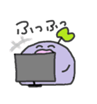 むらさきくんと小友っちの年末年始（個別スタンプ：28）