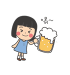 女の子のオウム( 毎日のバージョン)（個別スタンプ：25）