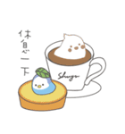 女の子のオウム( 毎日のバージョン)（個別スタンプ：36）