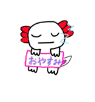 ウーパールーパーの可愛いスタンプ（個別スタンプ：11）