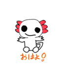 ウーパールーパーの可愛いスタンプ（個別スタンプ：12）