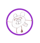 そぼくスタンプ3才の絵 パンダのなかまたち（個別スタンプ：1）