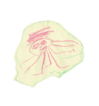 そぼくスタンプ3才の絵 パンダのなかまたち（個別スタンプ：2）