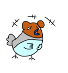 ハトクマさん第1弾（個別スタンプ：17）