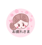 お団子お姉さんの短いご挨拶2（個別スタンプ：3）
