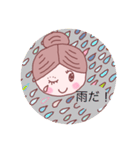 お団子お姉さんの短いご挨拶2（個別スタンプ：13）