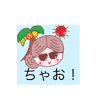 お団子お姉さんの短いご挨拶2（個別スタンプ：16）