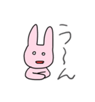 感情がわからないうさぎ（個別スタンプ：3）