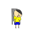ぱっつんまんたち（個別スタンプ：7）
