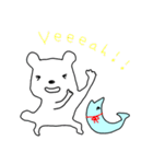 くま＆さかな（個別スタンプ：10）