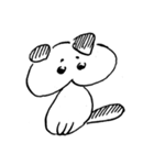 いぬたぬき（個別スタンプ：1）