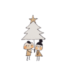 mon と meow の クリスマス と お正月。（個別スタンプ：11）