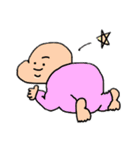 むっちりしている赤ちゃん（個別スタンプ：12）
